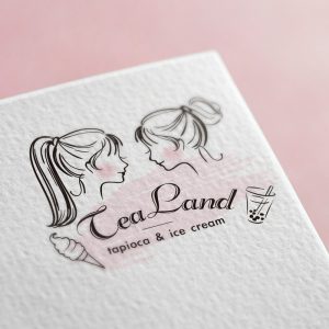 ロゴマーク作成.無料ロゴマーク,可愛い女の子のロゴマークデザイン